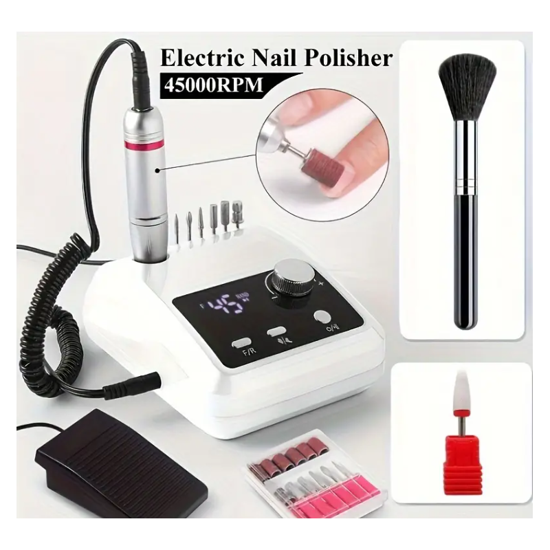 Akumulatorski pedikerski aparat 45.000 obratov 1