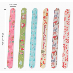 Pilica za nohte božični vzorec